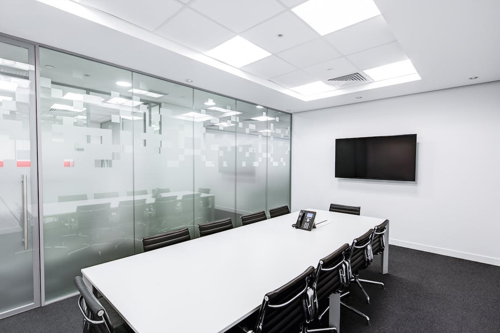 An office with ac